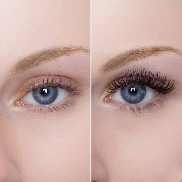 Before-After-Eyelash-extensions salon toujours belle in Montreal